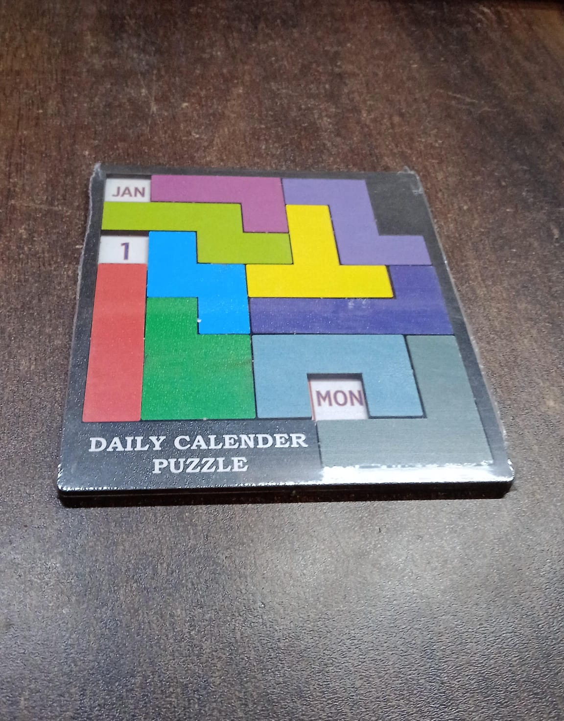 18485 Wooden Daily Calendar Puzzle (Multicolor / 1 Set)