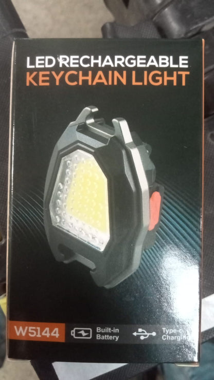 Emergency flashlight with cigarette lighter and magnet for camping