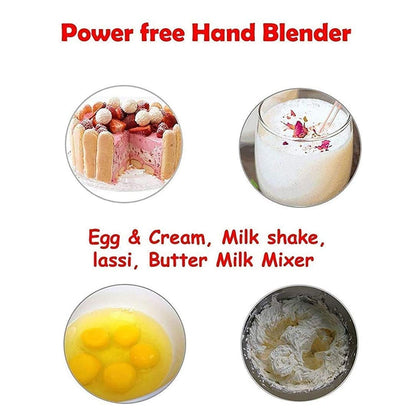 Compact hand blender and chopper for kitchen tasks