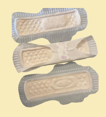 JW9060 Organic Banana Fiber Sanitary Pads - 10pcs