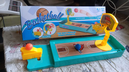 Mini Table Top Finger Basketball Game for Kids - Desktop Game for Kids & Adults, Basketball Finger Bowling Game, Fun Indoor Finger Bowling Game for Boys & Girls, Family Board Game